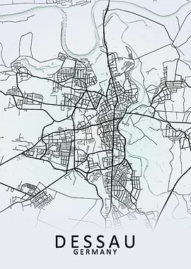 Dessau Germany City Map