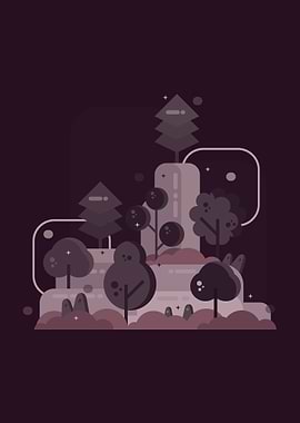 Flat Jungle in The Dark