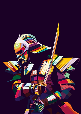 Samurai in Pop Art
