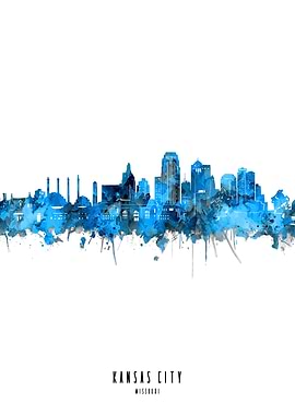 kansas city watercolor