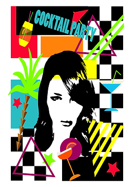 Cocktail party background