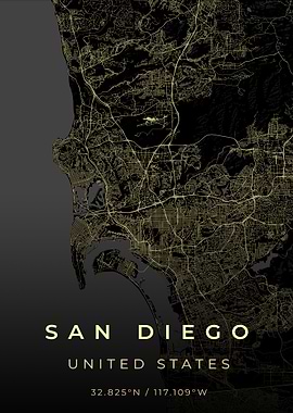 San Diego City Map