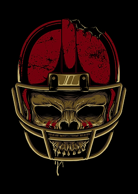 American Football Skull