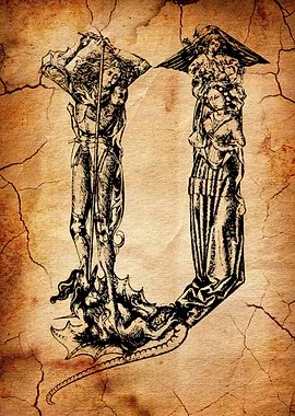 Gothic Letter Y Fantastic