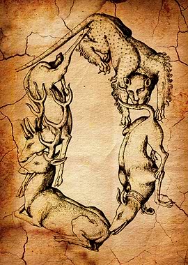 Gothic Letter O Fantastic