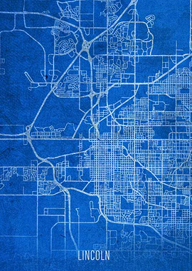 Lincoln City Street Map