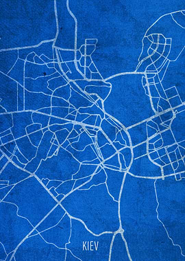 Kiev City Street Map