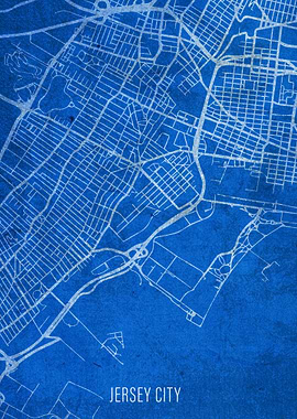 Jersey City Street Map