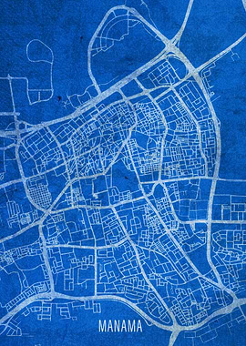 Manama City Street Map