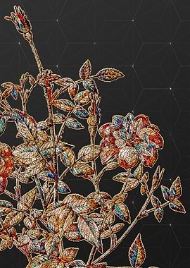 Prismatic Mosaic Floral