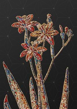 Prismatic Mosaic Floral