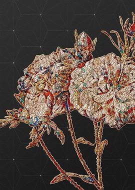 Prismatic Mosaic Floral