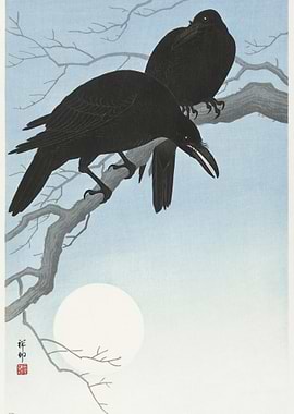 Two Crows On A Branch 1927