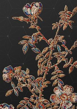 Prismatic Mosaic Floral