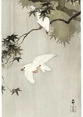 Birds In Rain 1900 1936 B