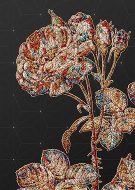 Prismatic Mosaic Floral