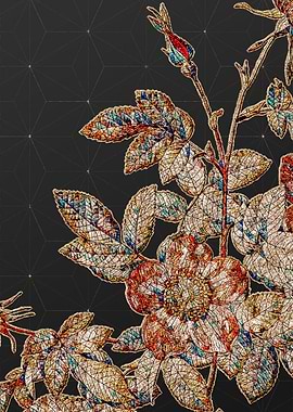 Prismatic Mosaic Floral