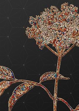 Prismatic Mosaic Floral