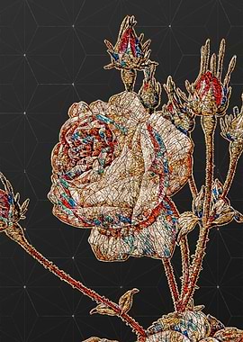 Prismatic Mosaic Floral