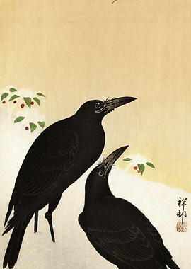 Crows In Snow 1900 1936 B