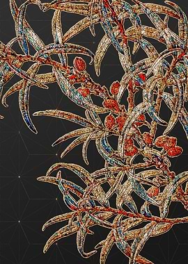 Prismatic Mosaic Floral