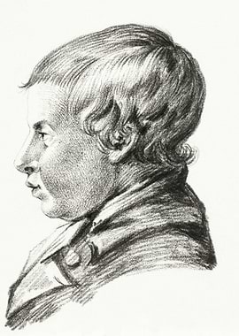 Bust Of A Boy By Jean Bern