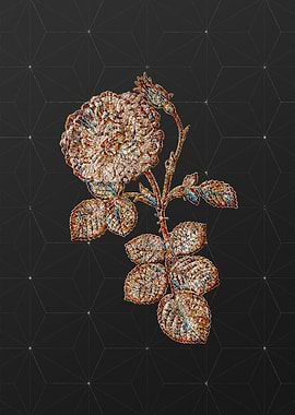 Gold Mosaic Botanical
