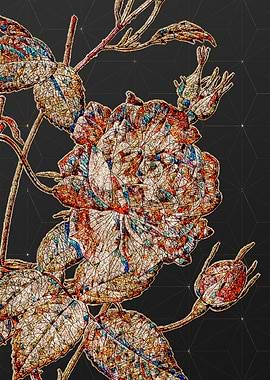 Prismatic Mosaic Floral