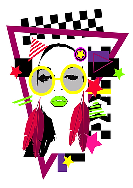 Fashion elegant girl with