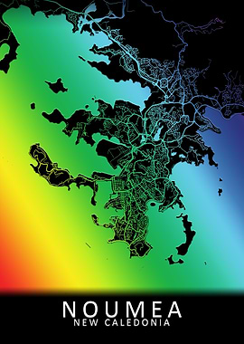 Noumea New Caledonia Map