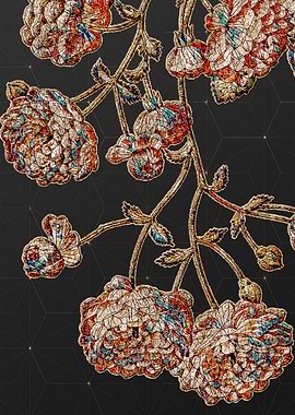 Stained Glass Floral