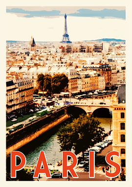 Paris Vintage Poster