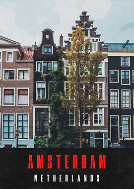 Amsterdam Vintage Poster
