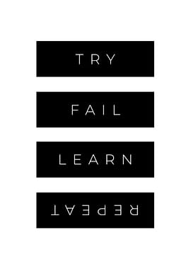 TRY FAIL LEARN REPEAT