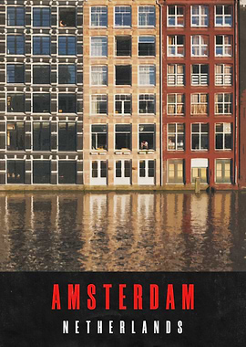Amsterdam Vintage Poster