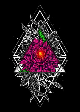 Geometric flowers 02