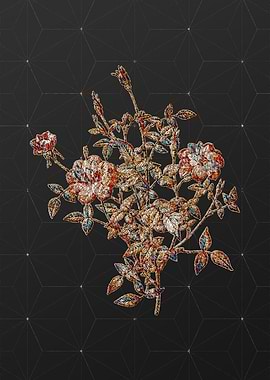 Prismatic Mosaic Floral