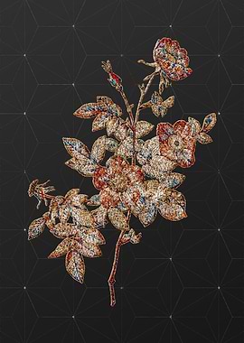 Prismatic Mosaic Floral