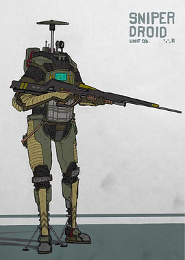 Military Robot Sniperdroid