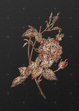 Prismatic Mosaic Floral