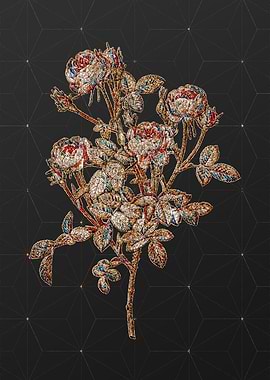 Prismatic Mosaic Floral