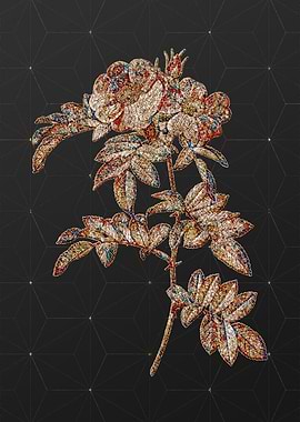 Prismatic Mosaic Floral