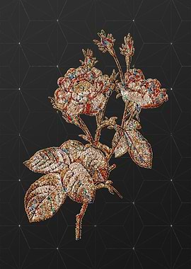Prismatic Mosaic Floral