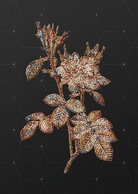 Prismatic Mosaic Floral