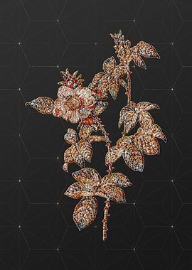 Prismatic Mosaic Floral