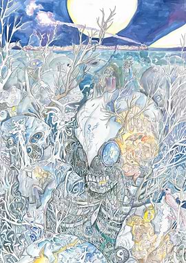 Camping in the remains