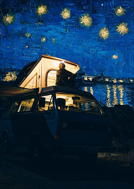 Van Rhone and Starry Night