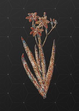 Prismatic Mosaic Floral