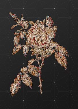 Prismatic Mosaic Floral