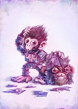 I am NOT a cute monkey